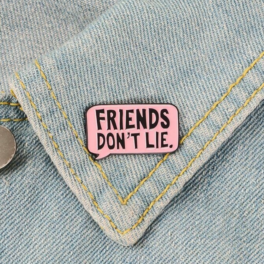 STRANGER THINGS  • Enamel Pin • Friends Don't Lie